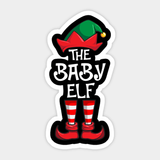 Baby Elf Matching Family Christmas Sticker